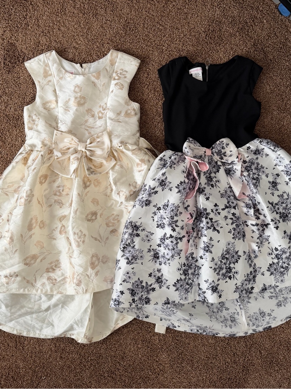 2 Bonnie Jean Floral preteen size 14 dresses